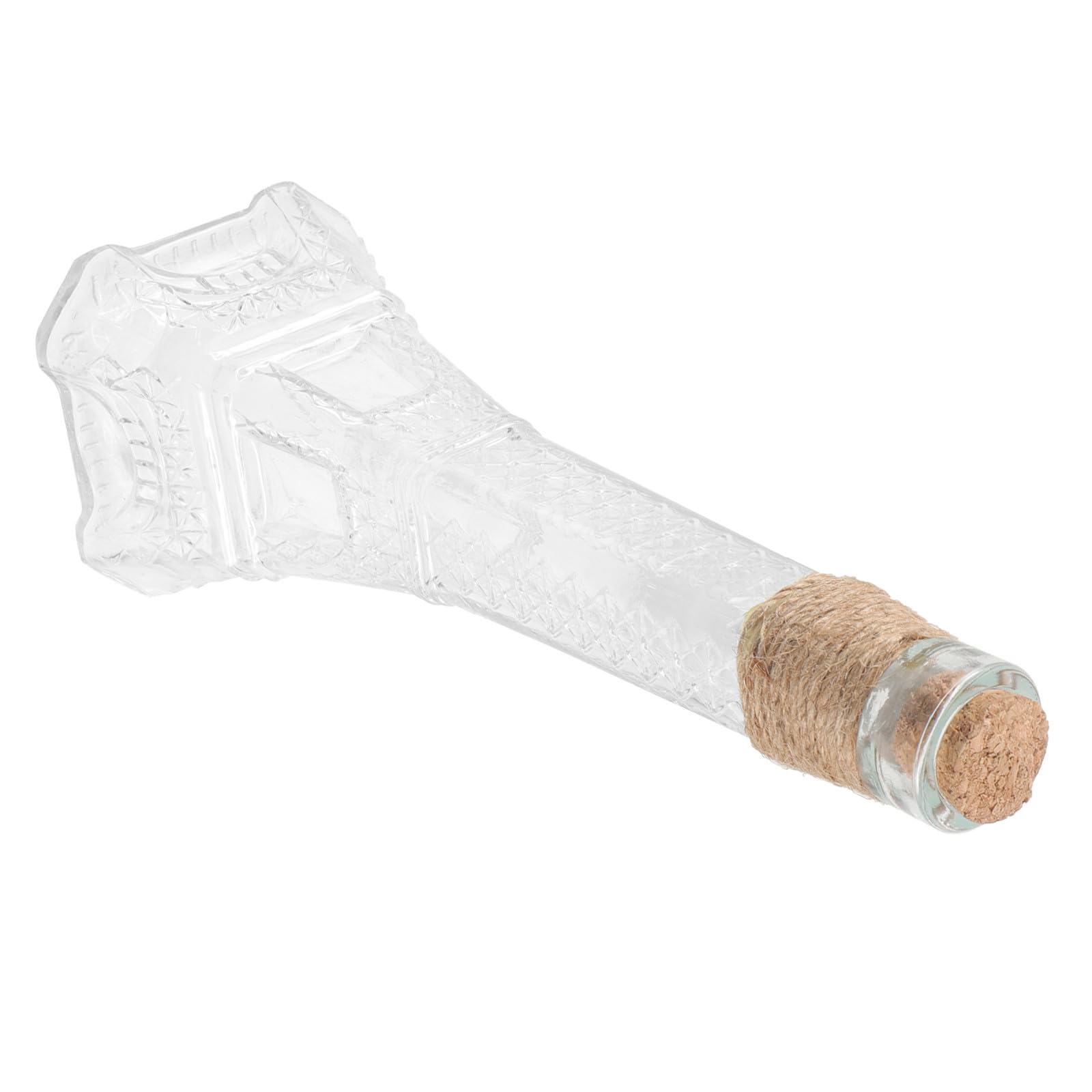 Jarrón de cristal ligero ifundom con cuerda decorativa para oficina