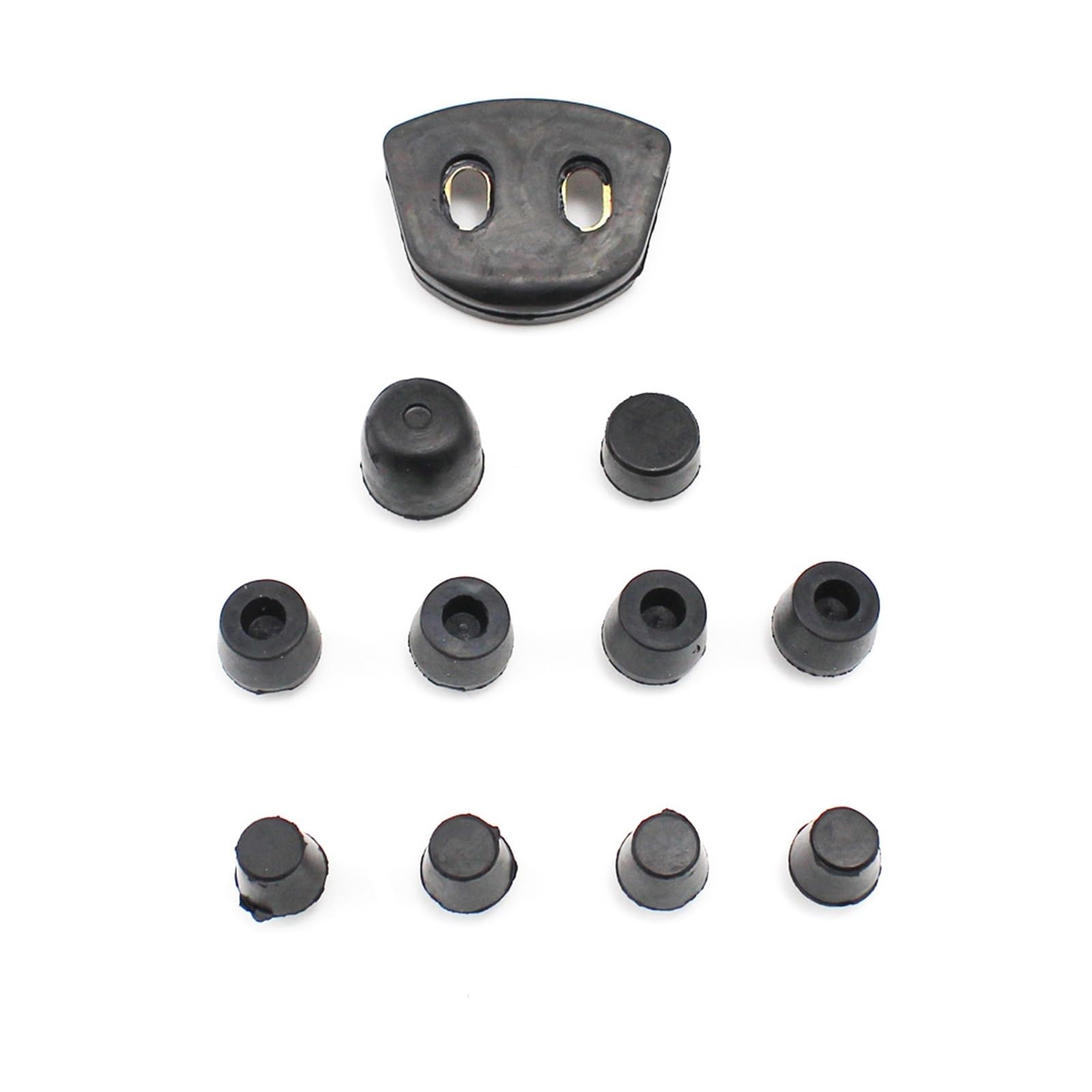 (Lot de 11) Tampon de Porte Butée de Choc en Caoutchouc for Mitsubishi Fit for Pajero Fit for Montero V31 V32 V33 V43 V45 V73 V77 V93 V97 1990-2008