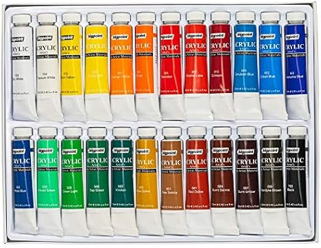 Bigpoint Akrilik Boya Seti 12ml Tüp x 24 Renk