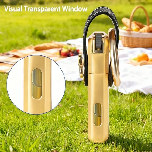 Encendedor con llavero metálico recargable con butano miniatura 5