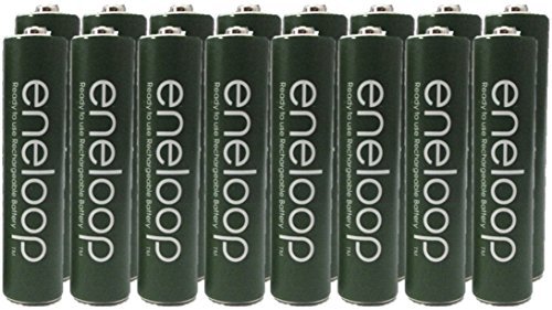 Panasonic Eneloop AAA Nimh Pre-charged Rechargeable Batteries with Battery Holder - Rechargeable 2100 Times 