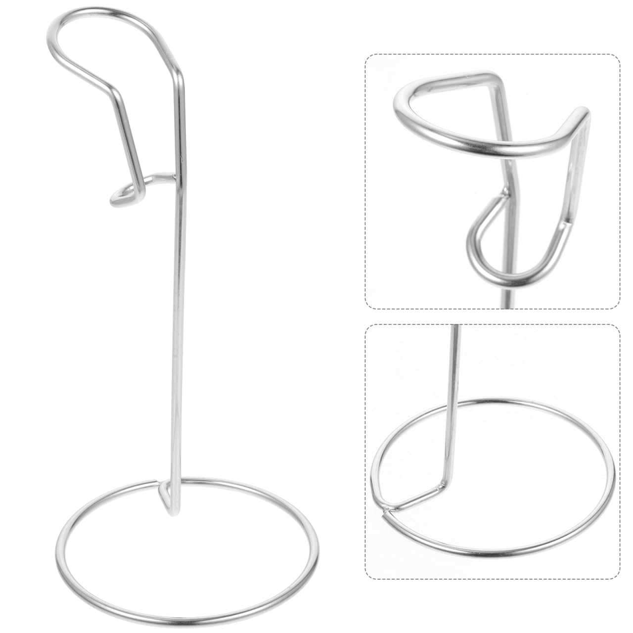 VICASKY Küchengerät Halter Milchaufschäumer Ständer mit Rutschfestem Edelstahl Eierquirlhalter Geeignet für Restaurantküche und Privaten Gebrauch