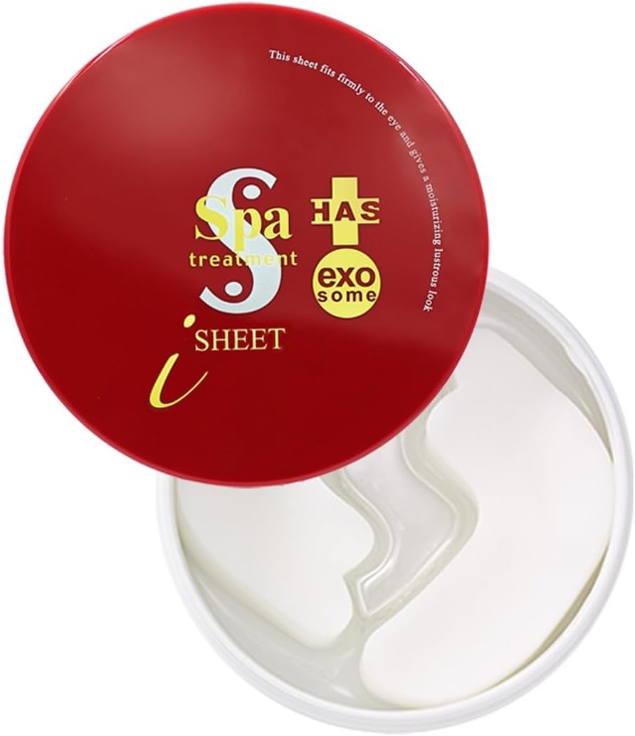 Spa Treatment HAS Stretch i-Sheet, 60 Sheets (Eye Pack Sheet), Skin Care, Skin Restoration (Moisturizing, Aging Care), Placenta Extract Formulated