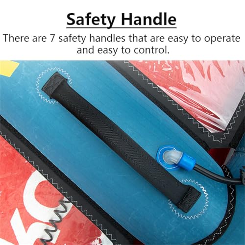 HEAXIY Inflatable Windsurfing, 4.2㎡ Windsurfing Wing Foil, Handheld Wing Foil for Wind Wing Foiling, Surfing, Water Play - Thumbnail 4