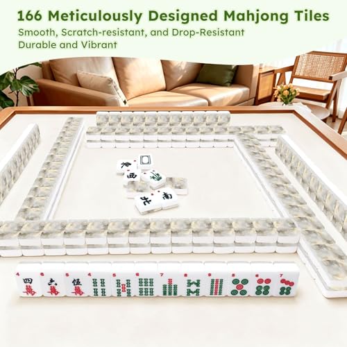 Set de Fichas American Mahjong Acrílicas 166 Piezas con Bolsa miniatura 7