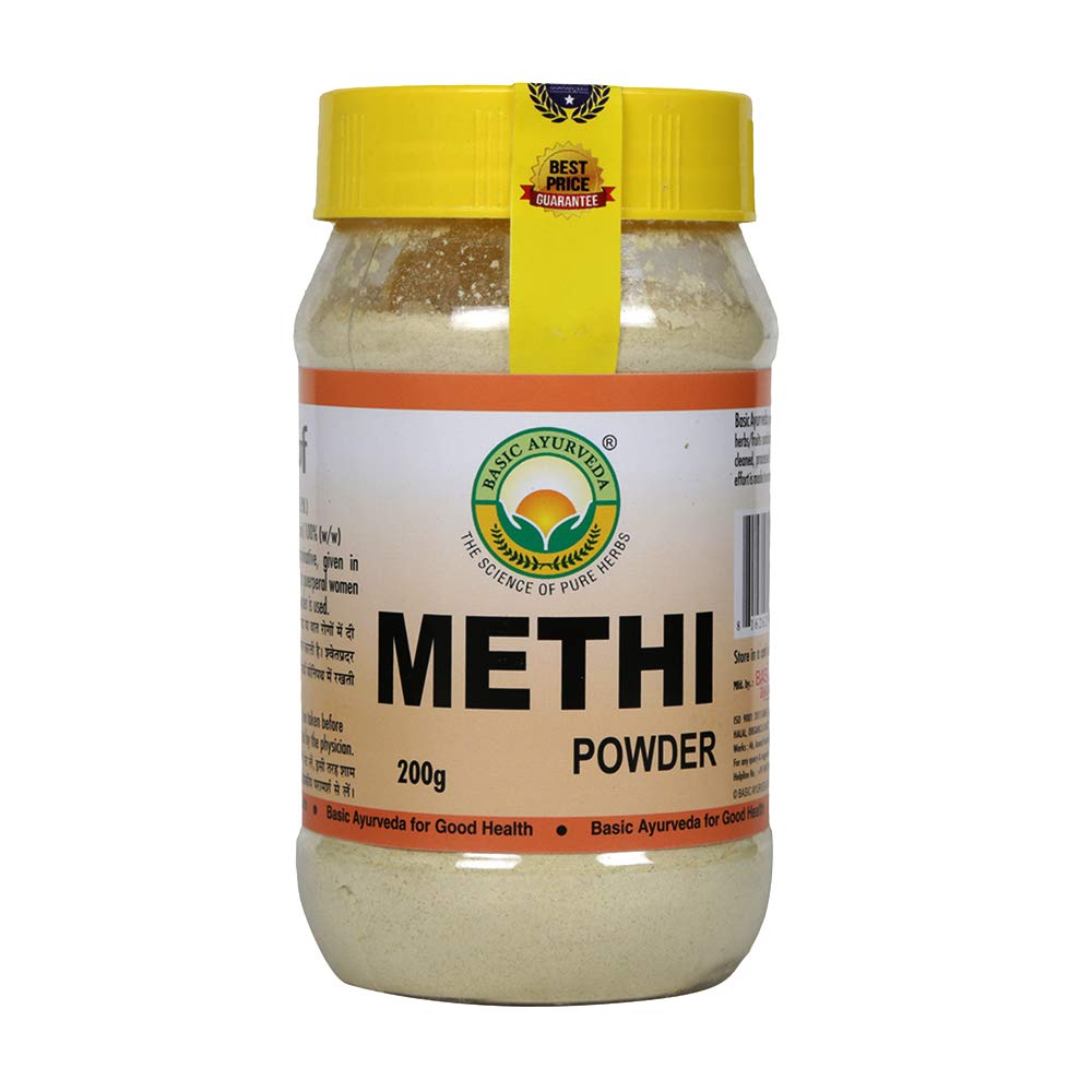 Basic Ayurveda Methi Powder (200 Gram) Amazon.in Grocery & Gourmet Foods