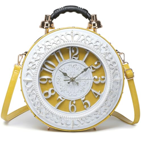 Image of Novelty Clock Purse, Steampunk Handbag Shoulder Crossbody Bag