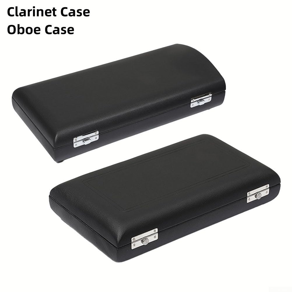 Custodia per clarinetto con cuscinetto morbido e chiodi inferiori per protezione antiurto degli strumenti musicali (custodia per oboe)