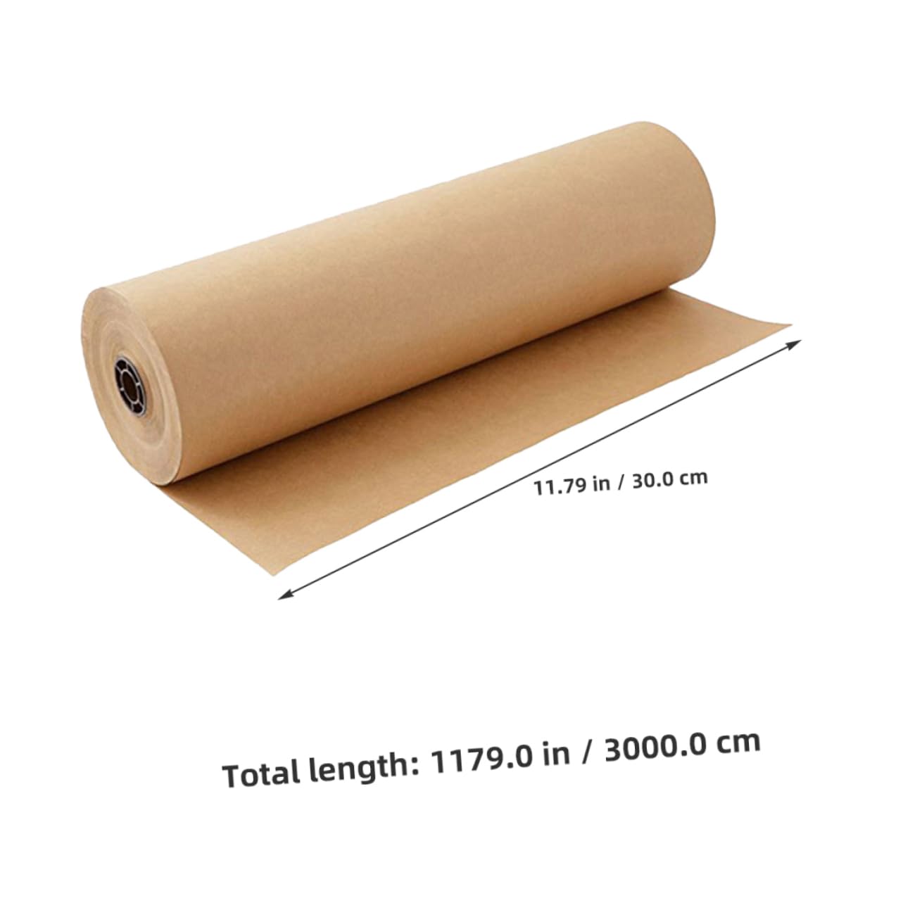 DIYEAH 2 Rollen Kraft Geschenkpapier Braunes Geschenkpapier für Geburtstage Feste und Bastelprojekte Verpackungspapier