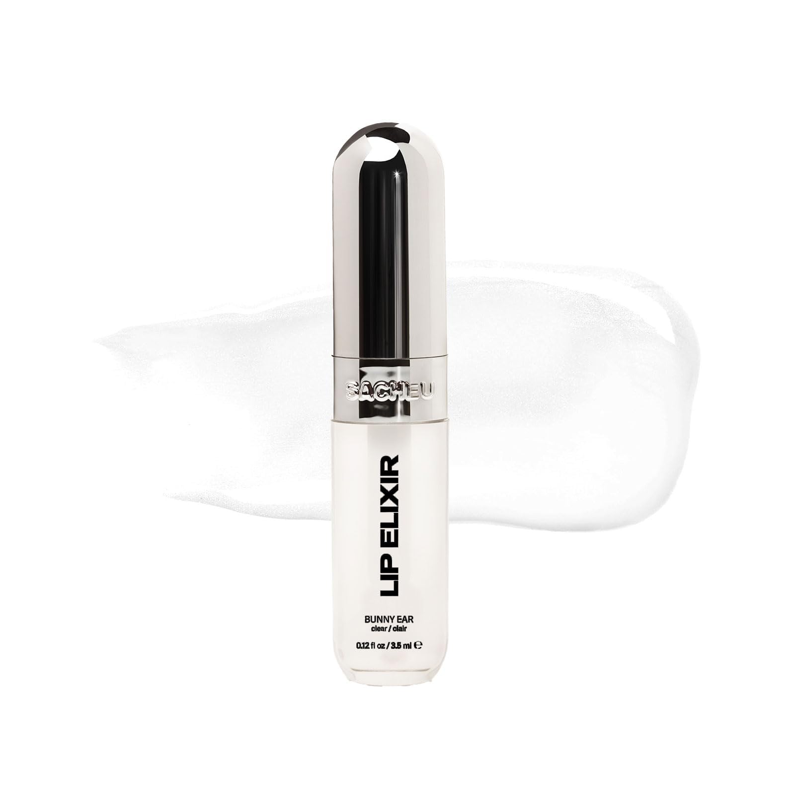 Sacheu Lip Elixir Nourishing and Hydrating Lipgloss, Moisturizing Plumping Lip Gloss Enriched with Collagen