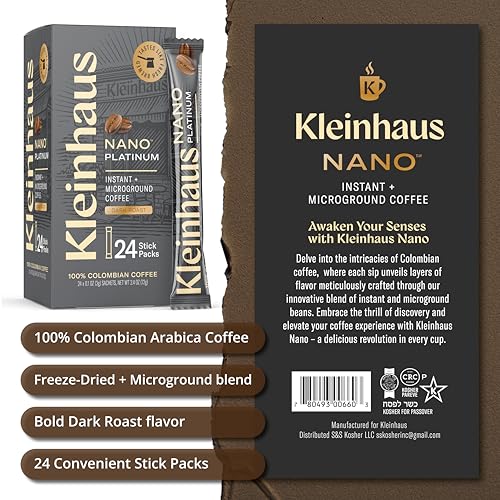 Kleinhaus Dark Roast Nano Instant Coffee