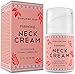 Simplified Skin Neck Tightening Cream for Sagging, Anti-Aging Chest & Decollete Moisturizer for Turkey Neck, Double Chin & Erase Crepe with Glycolic Acid & Vitamin C 1.7 oz.