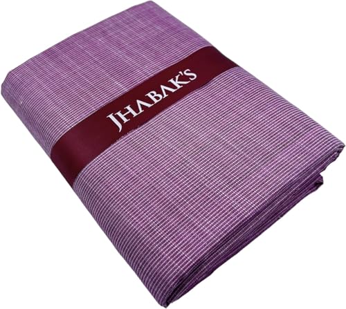 Image of JHABAK'S Unstitched Cotton Blend Solid Shirt & Trouser Fabric - 2.25 m Shirt Cloth - 1.20 m Pant Piece