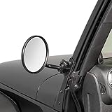TACTIK Quick Release Side Mirrors, Round Head - Fits Jeep with Doors Off or After-Market Doors -...