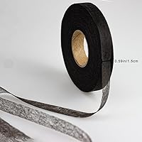 Vista 2 de 140 Yards 1/2 Inch Iron on Hemming Tape, 2 Rolls Adhesive No Sewing Hem Tape Stitch Witchery Tape for DIY Crafting Projects (Black)