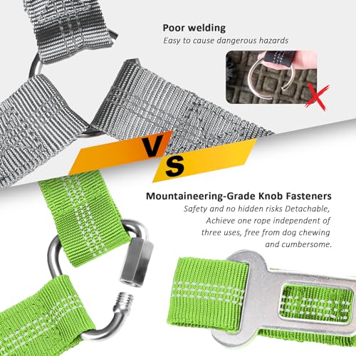 image for laqibak Removable Dog Seat Belt Harness for Car, 3 in 1 Pet Dog Car Se