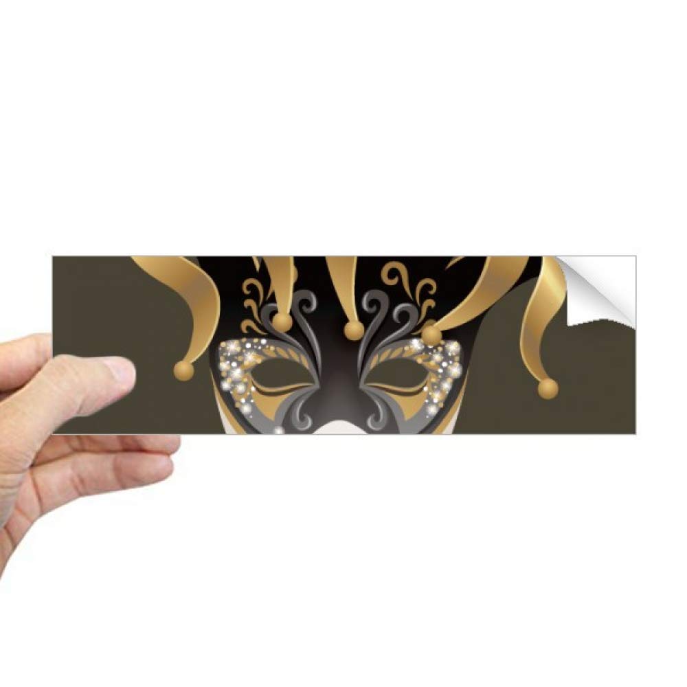 Autocollant fenêtre Venise adhésif décoratif masque doré pour vitrage et vitre