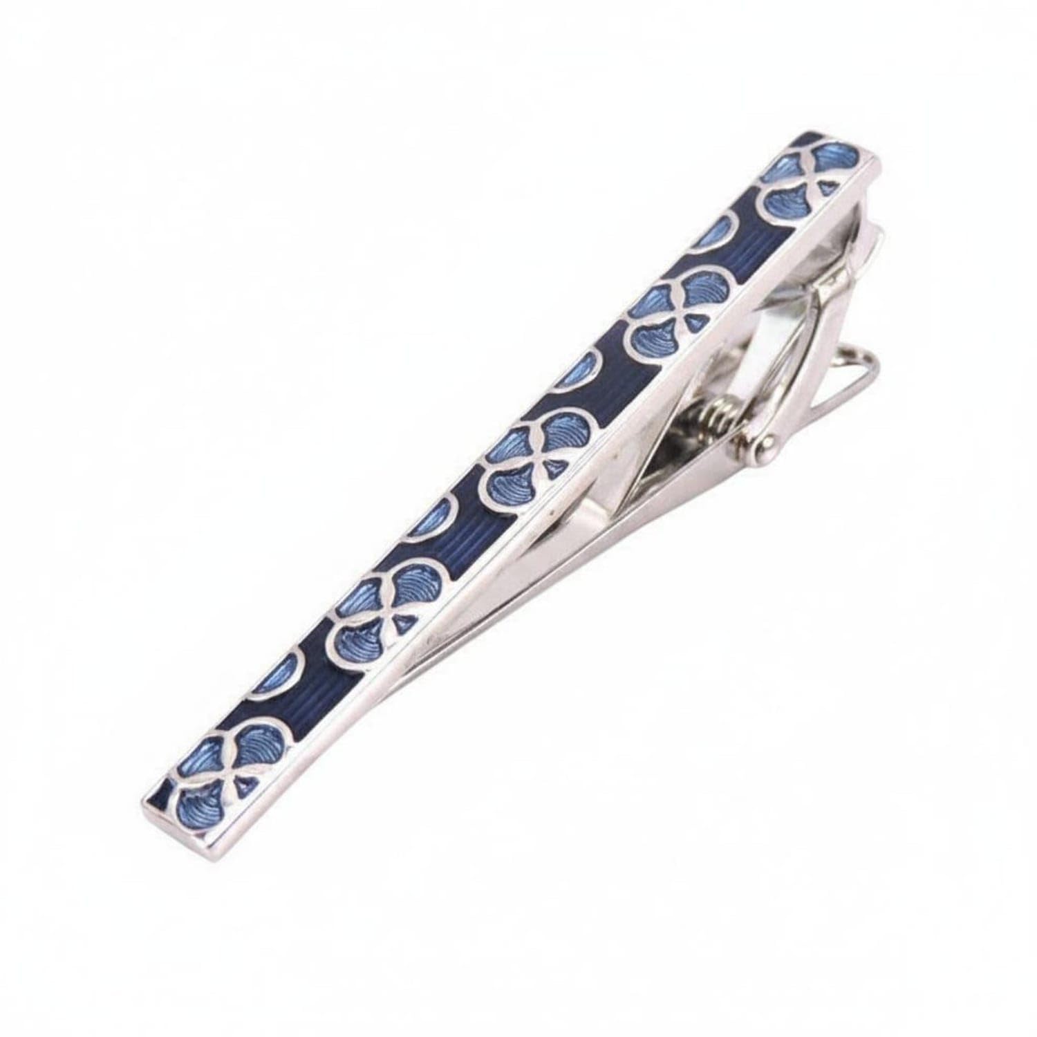 URJIX™ Polished Finish Business Tie Clip Secure Hold Copper Silver | Secure Fastening Unique Designs Versatile Professional Presentation Copper Silver-image-43