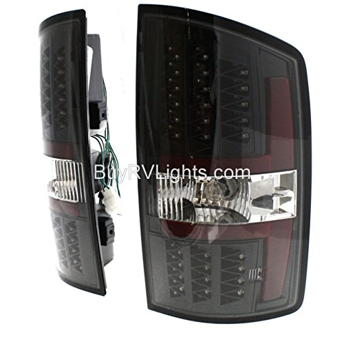 Tiffin Phaeton 2008-2010 RV Motorhome Pair (Left & Right) Black LED Rear Taillights Tail Lamps Lights