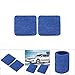 Klanata Universal Car Brake Fluid Reservoir Cover Socks, Blue Pair of Reservoir Caps for Clutch and Brake Systems (Blue Spoon for Sale as a Pair)