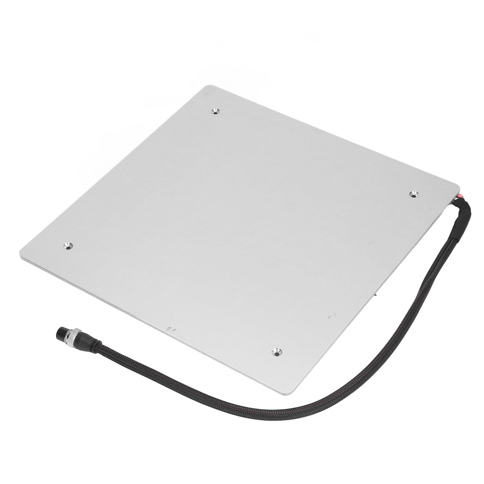 3D Drucker Heizbett, 310 x 310 x 3 mm Aluminiumlegierung, 12V 220W, mit Luftfahrtstecker und Isolierunterlage für CR 10 und CR 10S, Schnellheizend bis 100°C