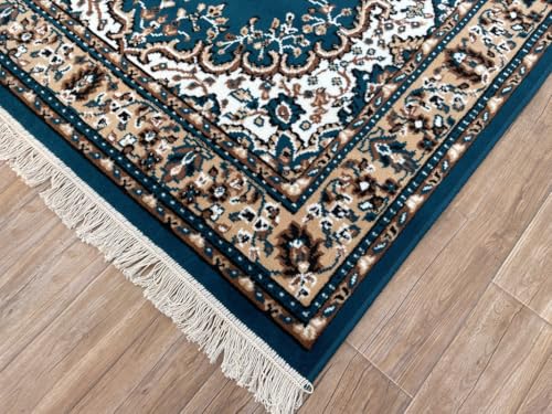Image of TTC THREAD & TEXTURE CARPET Traditional Comfort: Power-Loomed Carpets for Living Room- Every Space Area Rug Color Red Size 6x8 Feet (180x235cm)