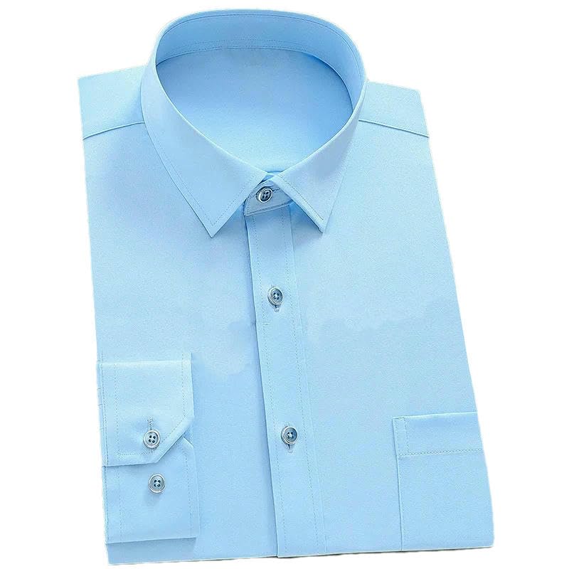 Chemise décontractée pour homme oubliez l'inconfort avec ce haut uni à manches longues