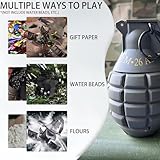 Gunyoo M26A2 Granate Spielzeug 2pcs Kunststoff Handgranaten Spielzeug für Outdoor CS Spiel Cosplay Requisiten Geschenk 14+ (Grün)