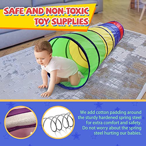 NARMAY® Tunnel de Jeu pour Enfants - pour intérieur et extérieur - 48 x 183 cm – Image 7