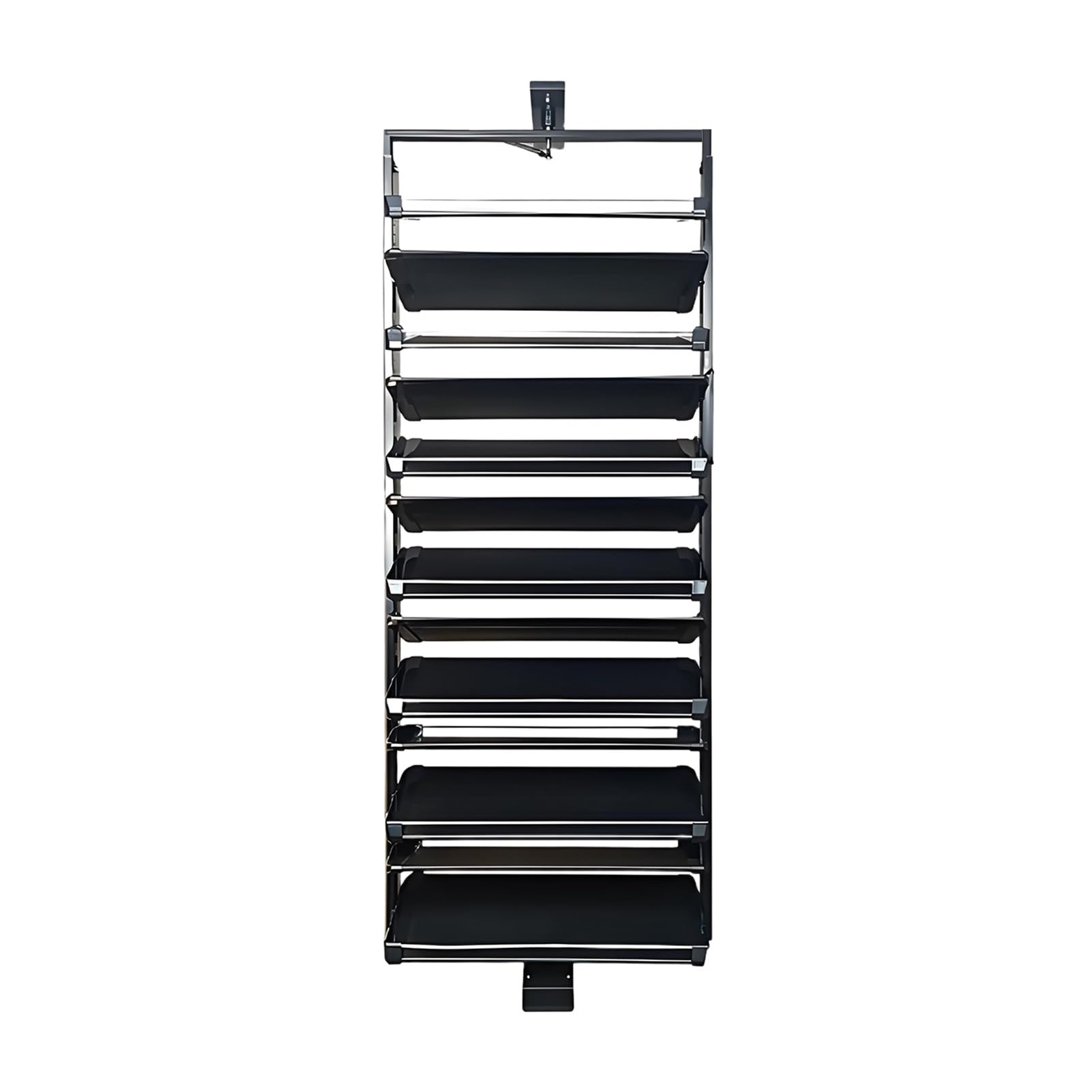 Zapatero giratorio de 360°, organizador extraíble de altura Ajustable, estante de almacenamiento Vertical, para dormitorio, armario, pasillo o entrada (13 niveles).
