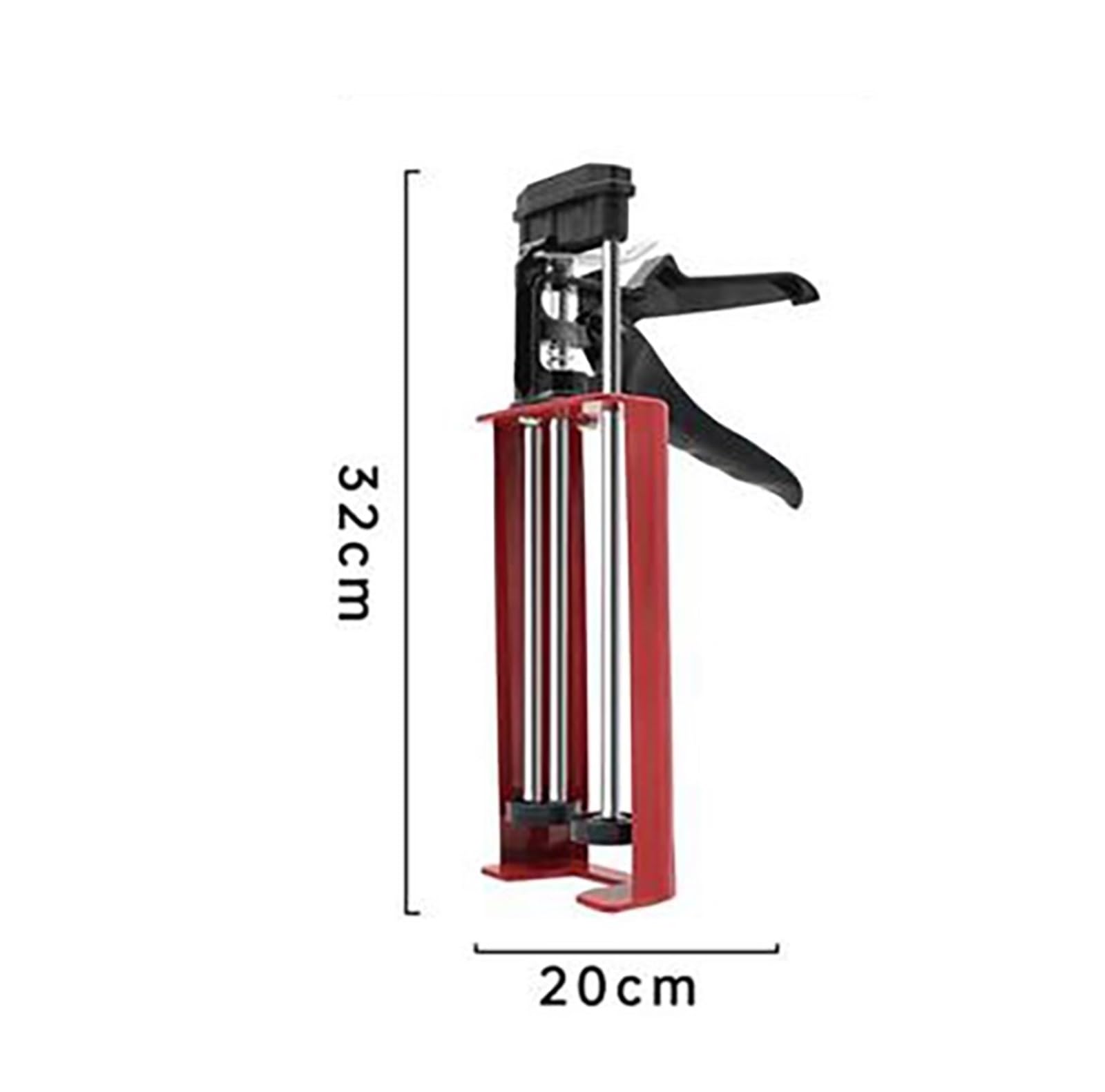 Bezprzewodowy pistolet uszczelniający, hydrauliczny ręczny aplikator kleju, pojemność 400 ml, idealny do napraw domowych, łatwy w użyciu, trwała konstrukcja do precyzyjnych zastosowań