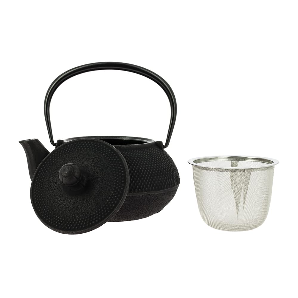 Iwachu TT12002BK Arare Théière Fonte Noir 600 ml