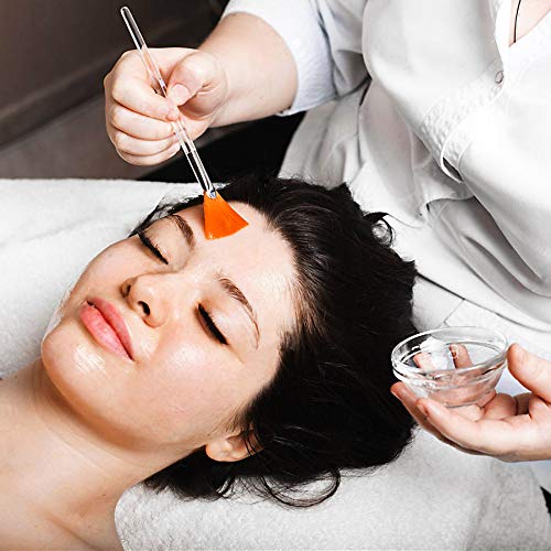 image for MLOLM Fan Mask Brushes 10 pcs, Facial Mask Applicator Brush,Soft Fan B