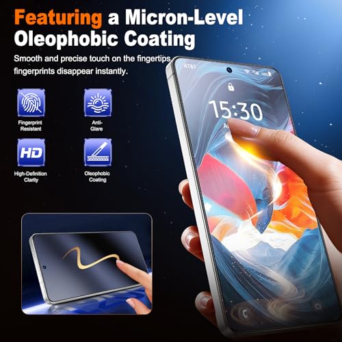 Image of UniqueMe 2 PACK for Samsung Galaxy S25 Ultra Matte Screen Protector | Anti-Glare, Anti-Fingerprint, Fingerprint Unlocking, Easy Installation, Bubble-Free, 9H Hardness, Tempered Glass