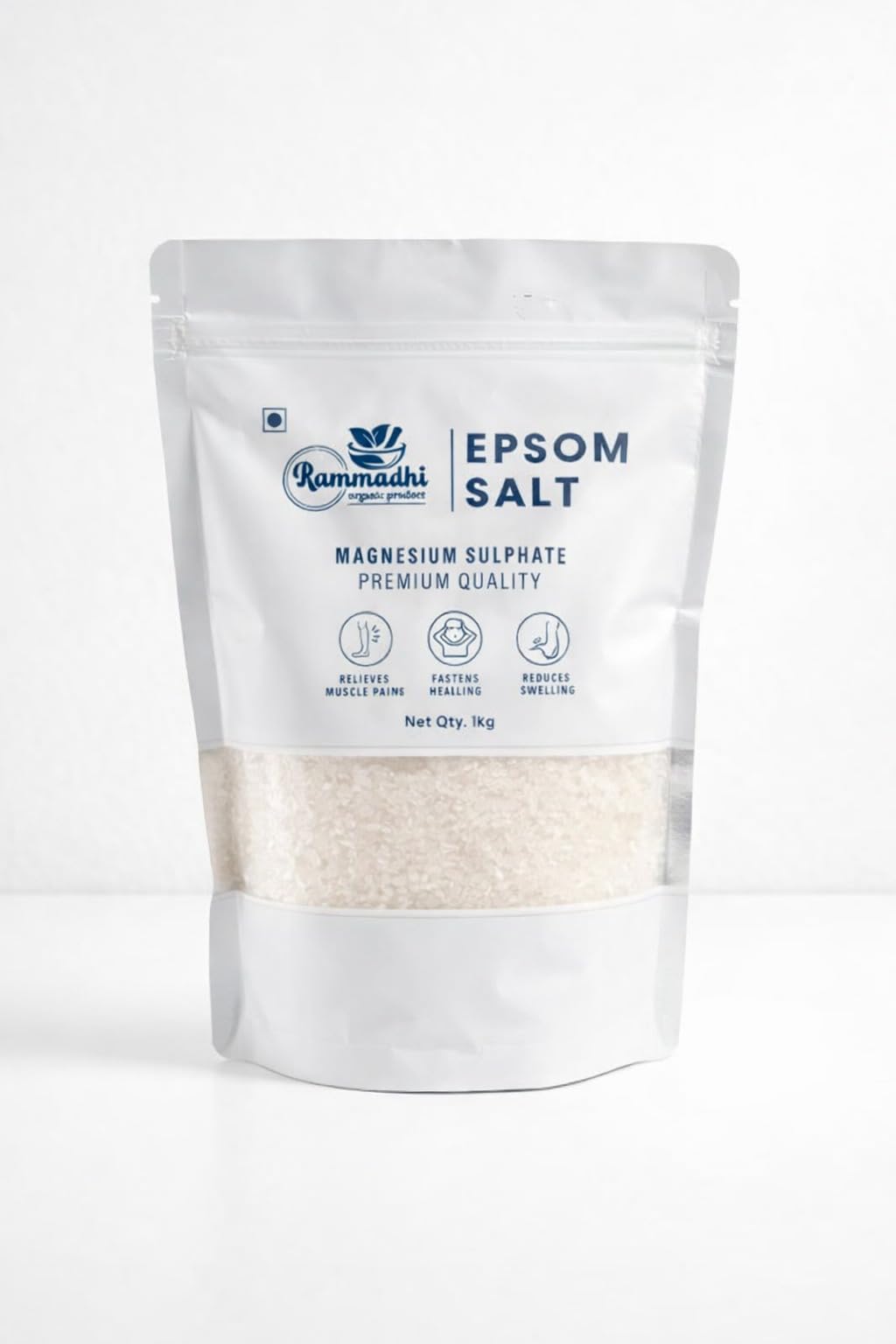 plain Epsom Salt | Premium Quality Bath Salt Crystals for Bath Soak, Foot Soak, Spa & Self-Care Routine, 1kg-picture-23