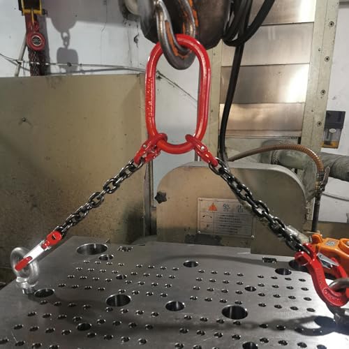 Élingue de levage à double brin 3t en acier G80 pour moteur