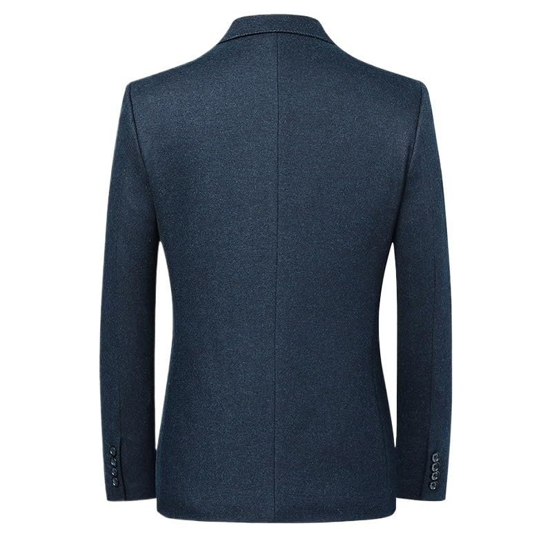 Mens Light BlueTwo Button Summer Suit Jacket Mens Casual Blazers Stretch Slim Fit Soft Wrinkle Free2