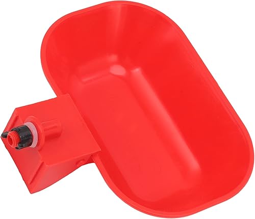 6 unidades de agua de pollo para aves de corral, ABS automático para aves de corral, cuenco para beber, alimentador de agua de pollo para pato pavo