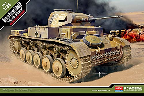 Modelo Plástico tanque alemán II 1:35 Academy miniatura 7
