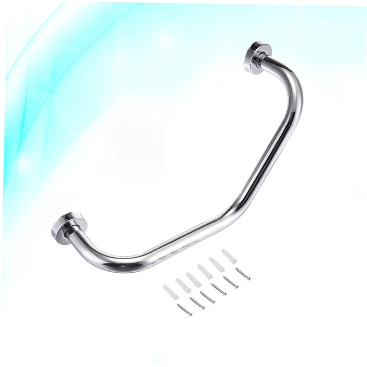 KOMBIUDA Barra De Seguridad Inoxidable Antideslizante Para Baño Manija De Agarre Soporte Para Mayores y Discapacitados Instalación y Resistencia