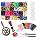 Quanerba 619 Pezzi Cera per Sigilli Kit, Kit Timbro Sigillo Di Cera, 24 Colori Cera Perline Ceralacca Set, per Invito di Compleanno Festa di Nozze, Confezione Regalo