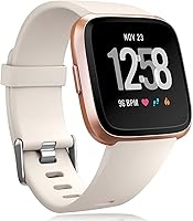 Vista 1 de Wepro Correa compatible con correas Fitbit Versa 2 para mujeres y hombres, correa suave compatible con bandas Fitbit Versa, correa deportiva Beige