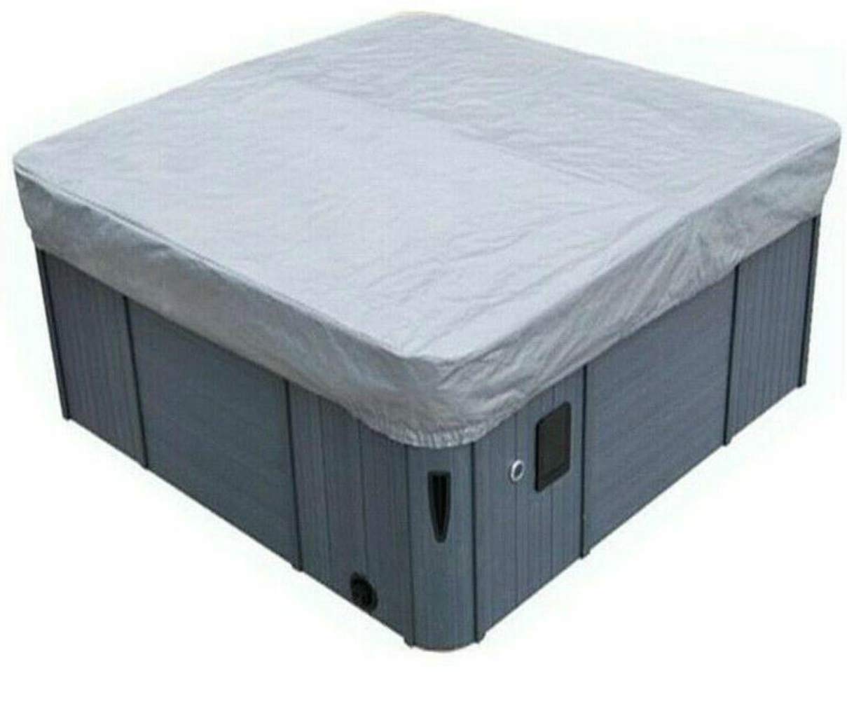 Asiacreate Outdoor Square Hot Tub Cover,Waterproof SPA Hot Tub Covers,89.7"Lx11.8"H,Gray