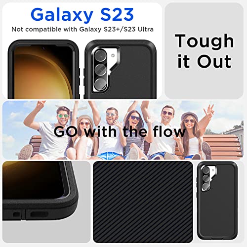 AICase for Galaxy S23 Case Heavy Duty Drop Protection Full Body Rugged Shockproof/Dust Proof 3-Layer Military Protective Durable for Samsung S23 6.1" - image 2