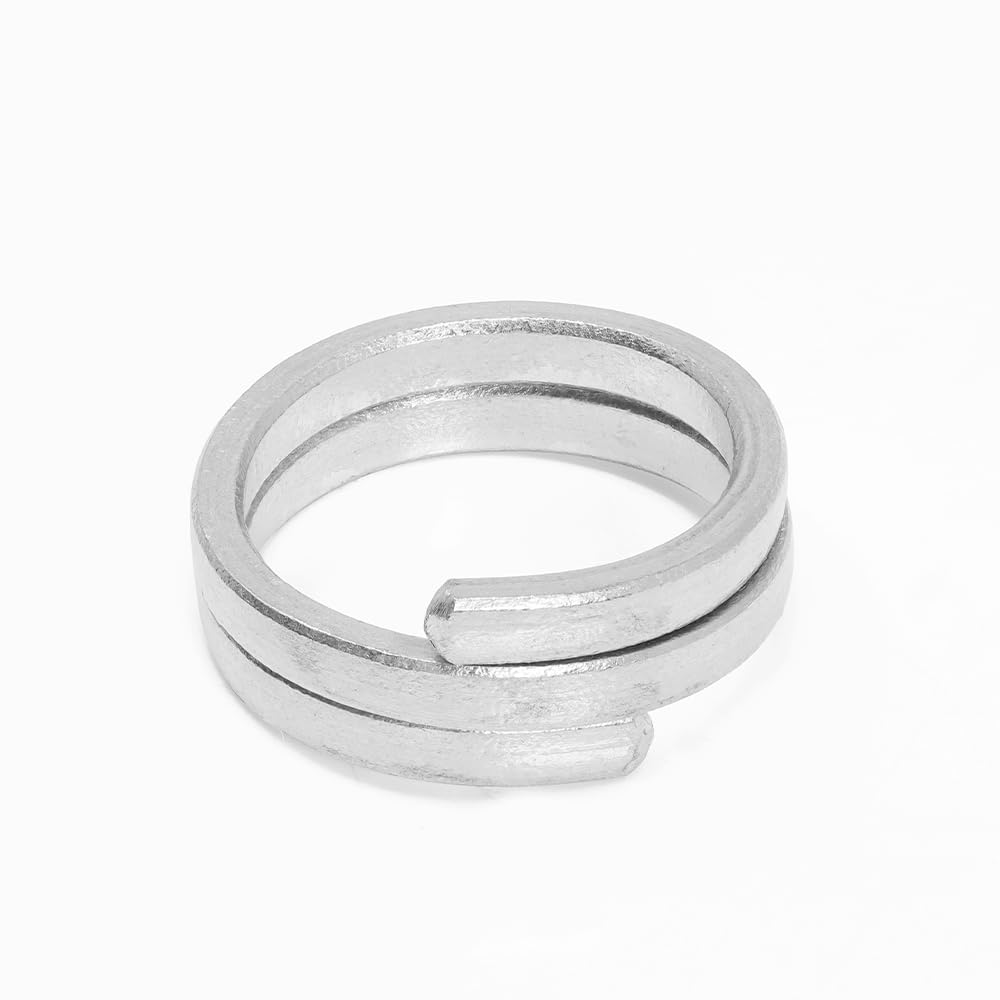 99.9% Pure Ranga Ring For men and women - Free Size ring,Tin ring challa