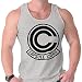 Nerdy Anime Goku Corporation Super Ninja Tank Top Sport Grey