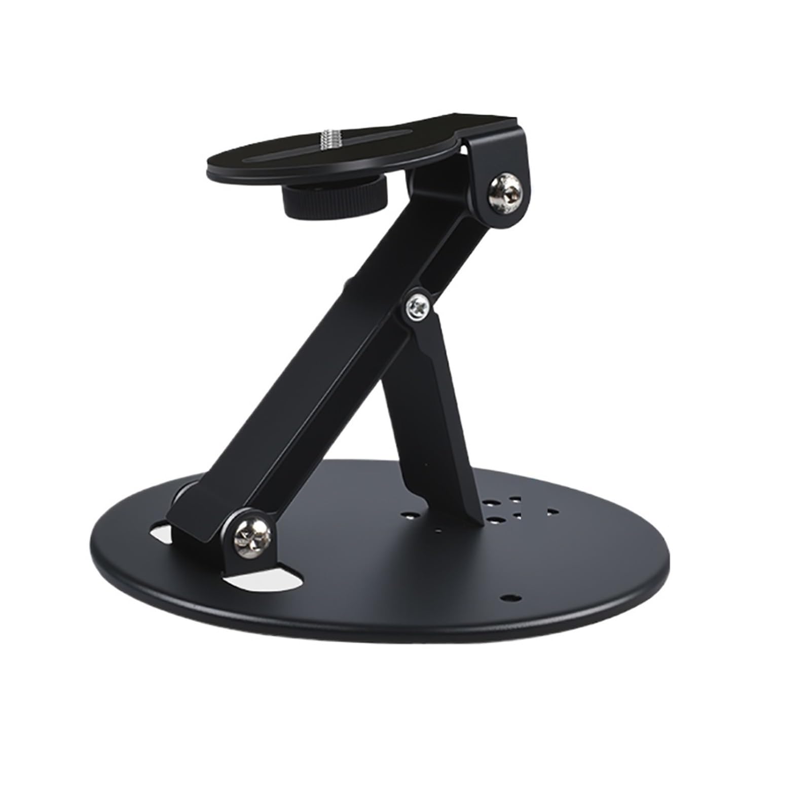 Soporte 3 en 1, Interfaz de Tornillo Universal 1/4 Pulgadas, Soporte for Mini proyector, Escritorio, Montaje Pared for Mesa(Black)