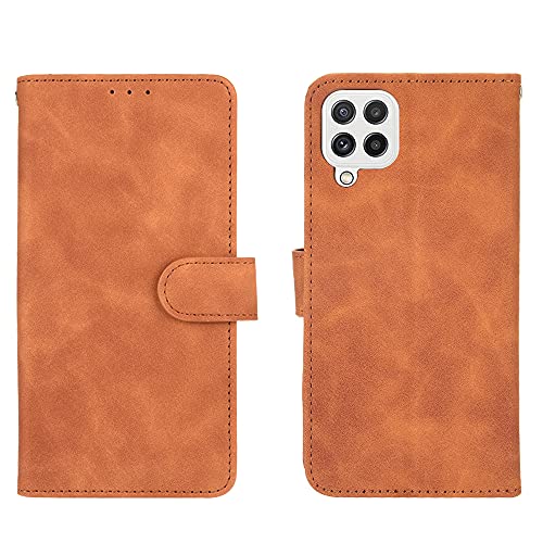 GOGME Leather Folio Cover per Samsung Galaxy A22