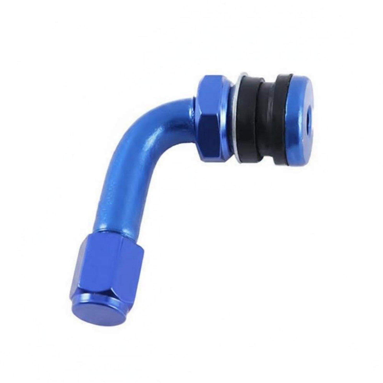 SNAPPSY 90 Degree Tire Valve Stem Anodized Finish Angled Tubeless Valve Stem Airtight Seal Vehicle Part for DIY Mechanics Motorcyclist S, Repair Shop, Garage Blue-image-41