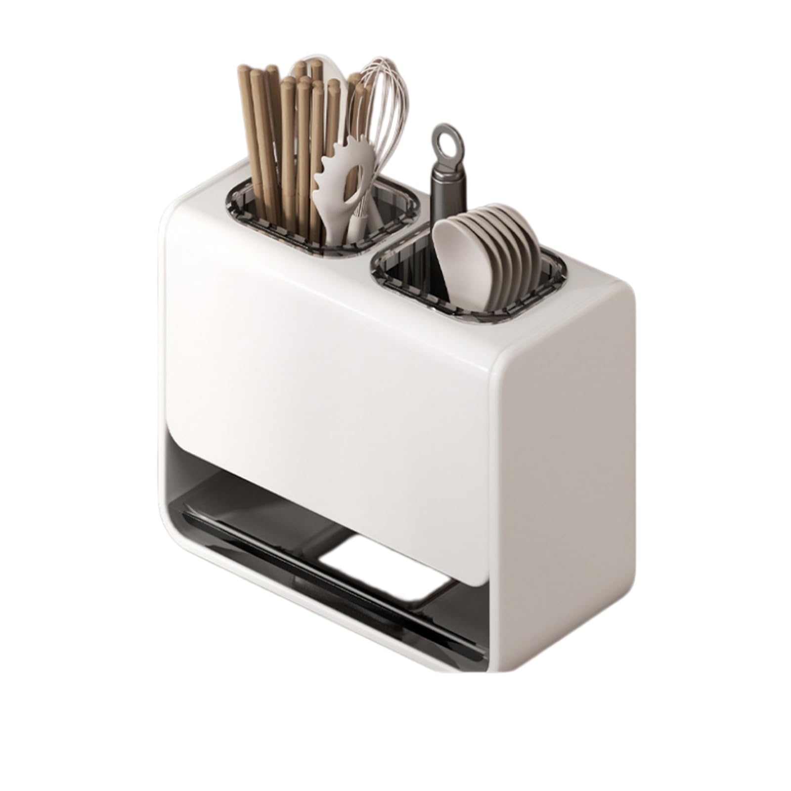 Soporte de pared para cuchillos de cocina organizador de acero con bloque acrílico